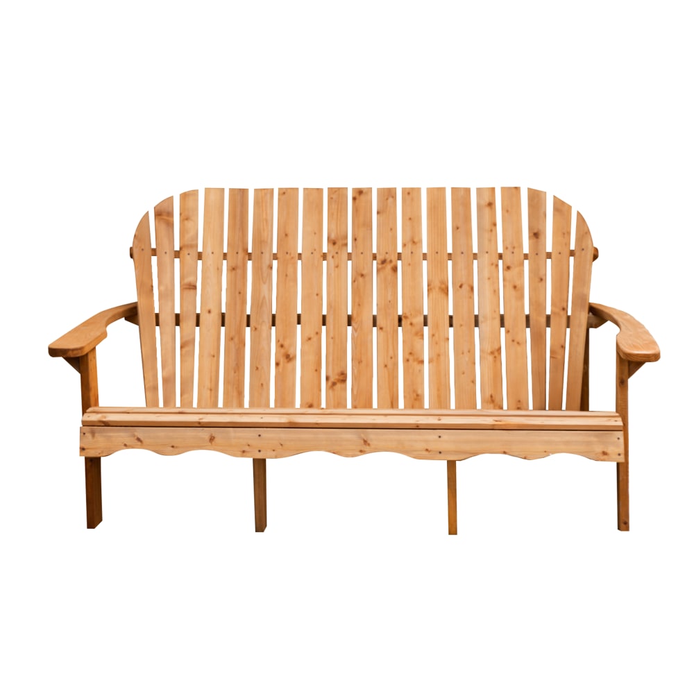 Banc de jardin , 3 personnes,style adirondack, bois