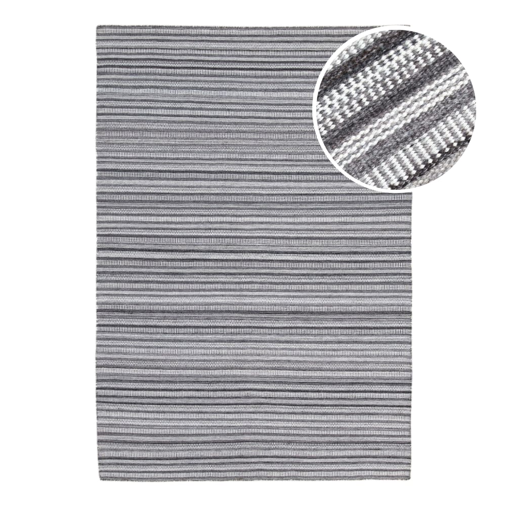Tapis d'extérieur, rectangulaire, gris, 200 x 290 cm