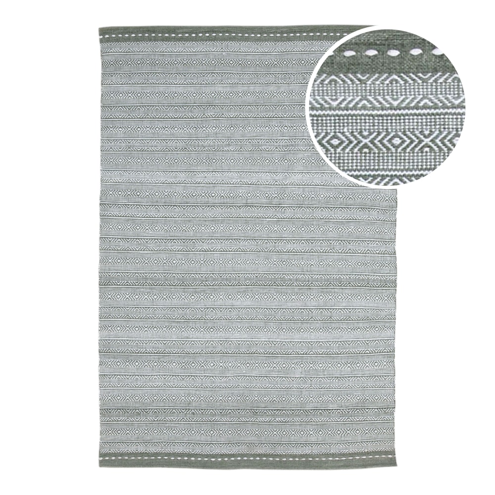 Tapis d'extérieur, rectangulaire, vert, 200 x 290 cm