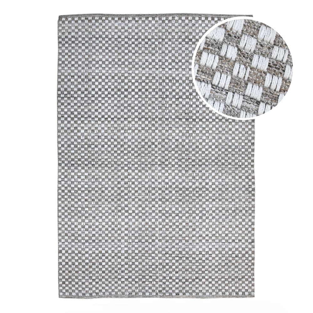 Tapis d'extérieur, rectangulaire, marron, 200 x 290 cm