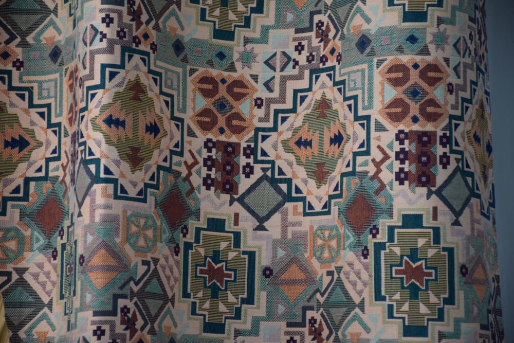 Rideau à motifs ethniques terracotta 130x240 cm - Maisons du Monde