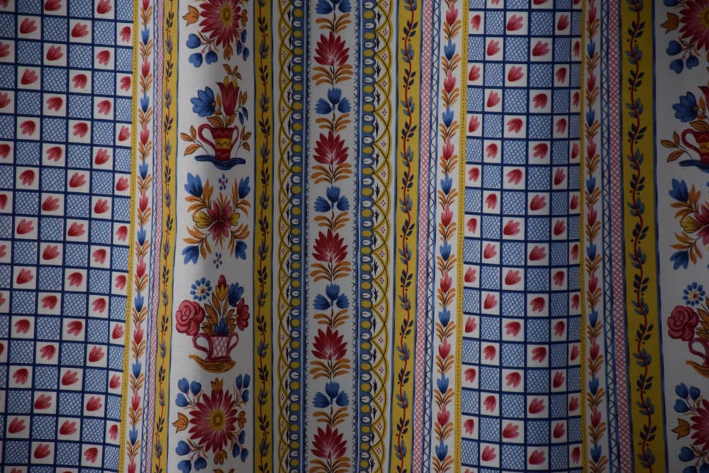 Rideau en coton provençale jaune  140x250 cm - Maisons du Monde