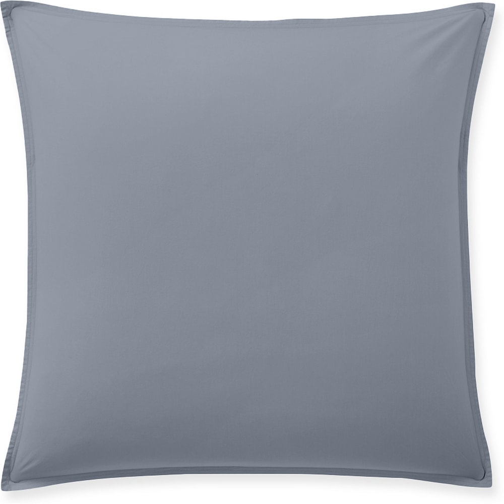 Taie d'oreiller 65x65 cm Percale de Coton Lavé Bleu Forever