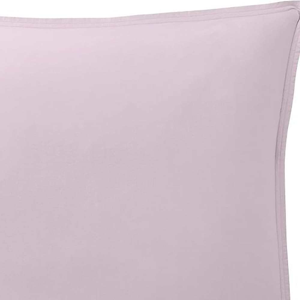 Taie d'oreiller percale de coton tourterelle 65x65 cm — vue 3