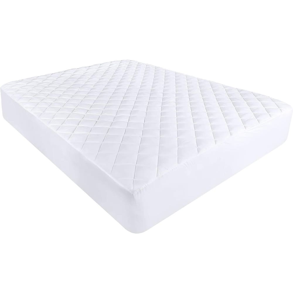 Protège matelas polyester blanc 140x190 cm — vue 4