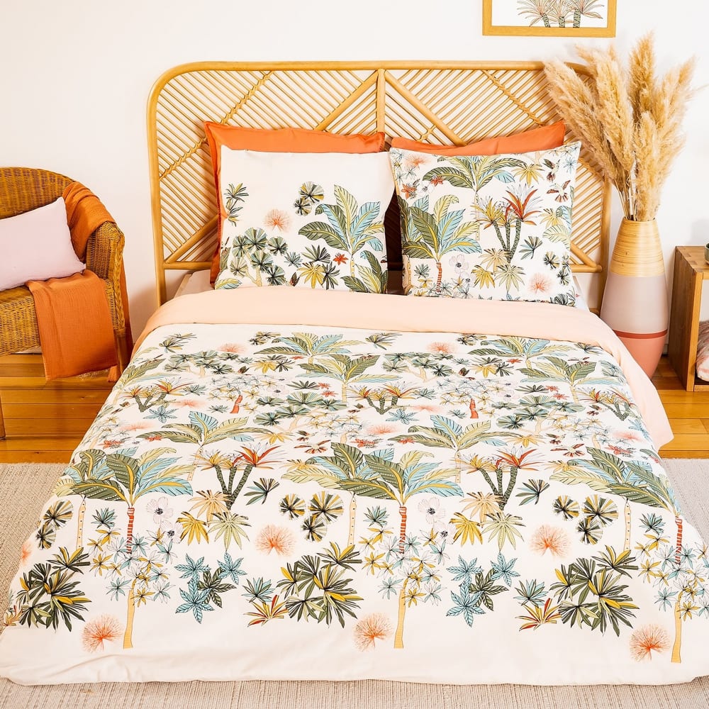 Parure de lit 220x240 cm Coton Bci Mentissa Parure de lit 220x240 cm Coton Bci Mentissa