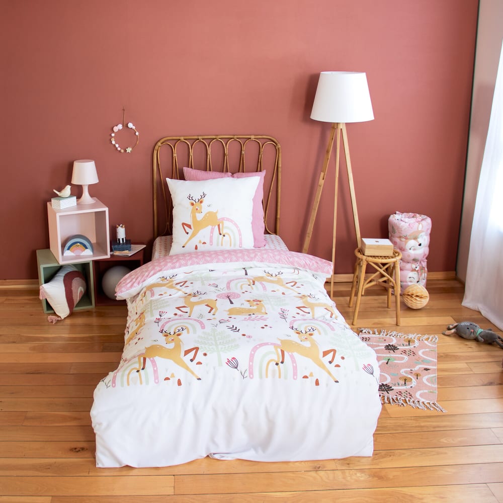 Parure de lit enfant 100% microfibre imprimée + 1 taie 140x200 cm