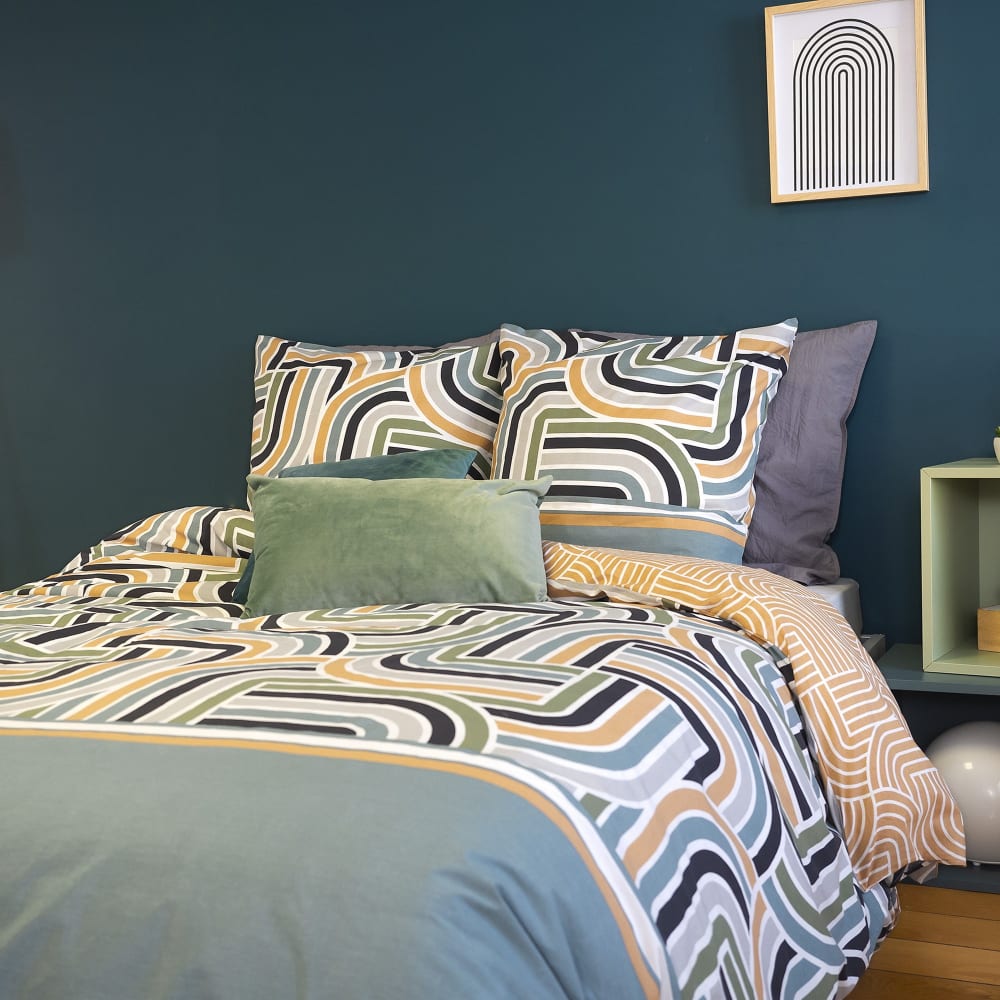 Parure de lit 220x240 cm Coton Bci Loute