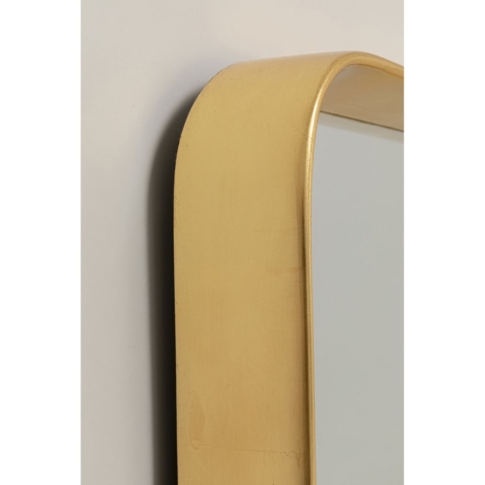 Quadratischer Spiegel mit Rahmen, gold, 103x103cm - Maisons Du