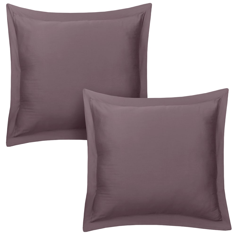 Lot de 2 taies d'oreiller 63x63 cm satin de coton sureau
