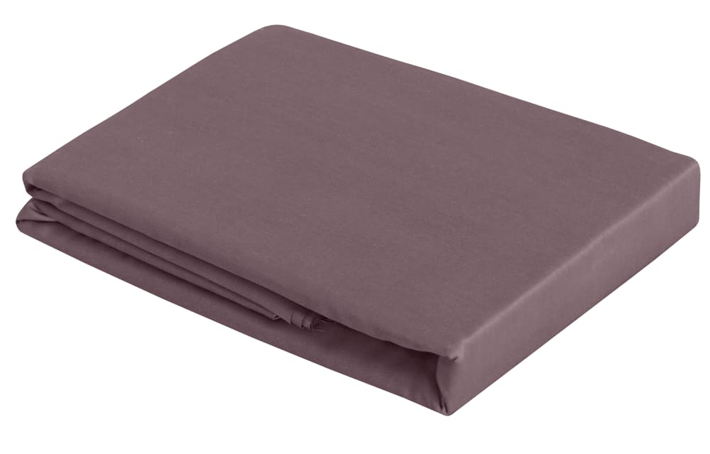 Blanc Avenue Flachbettlaken für 2 Personen aus Baumwollsatin 240x300 cm style classic chic Violett Öko-Tex Zertifikat Baumwolle