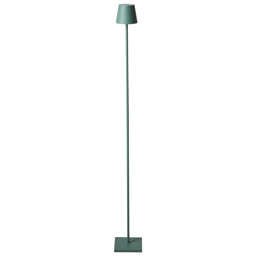 Lampadaire led sans fil avec variateur métal vert — vue 4