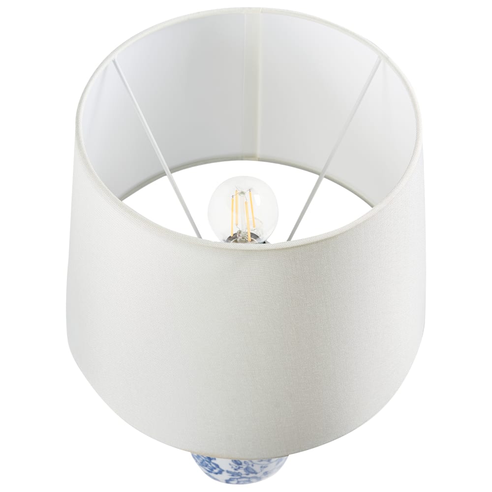 Lampe à poser porcelaine blancbleu — vue 4