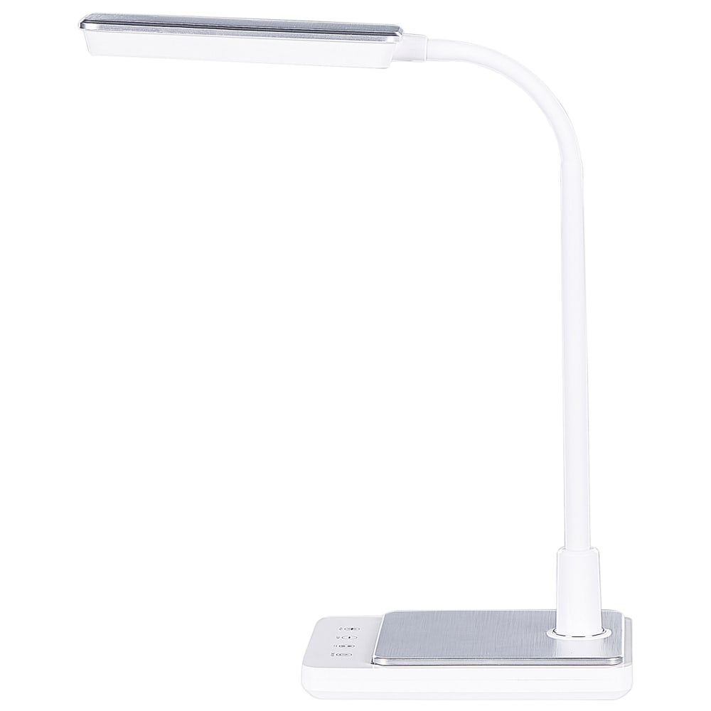 Lampe de bureau led avec variateur métal blanc — vue 4