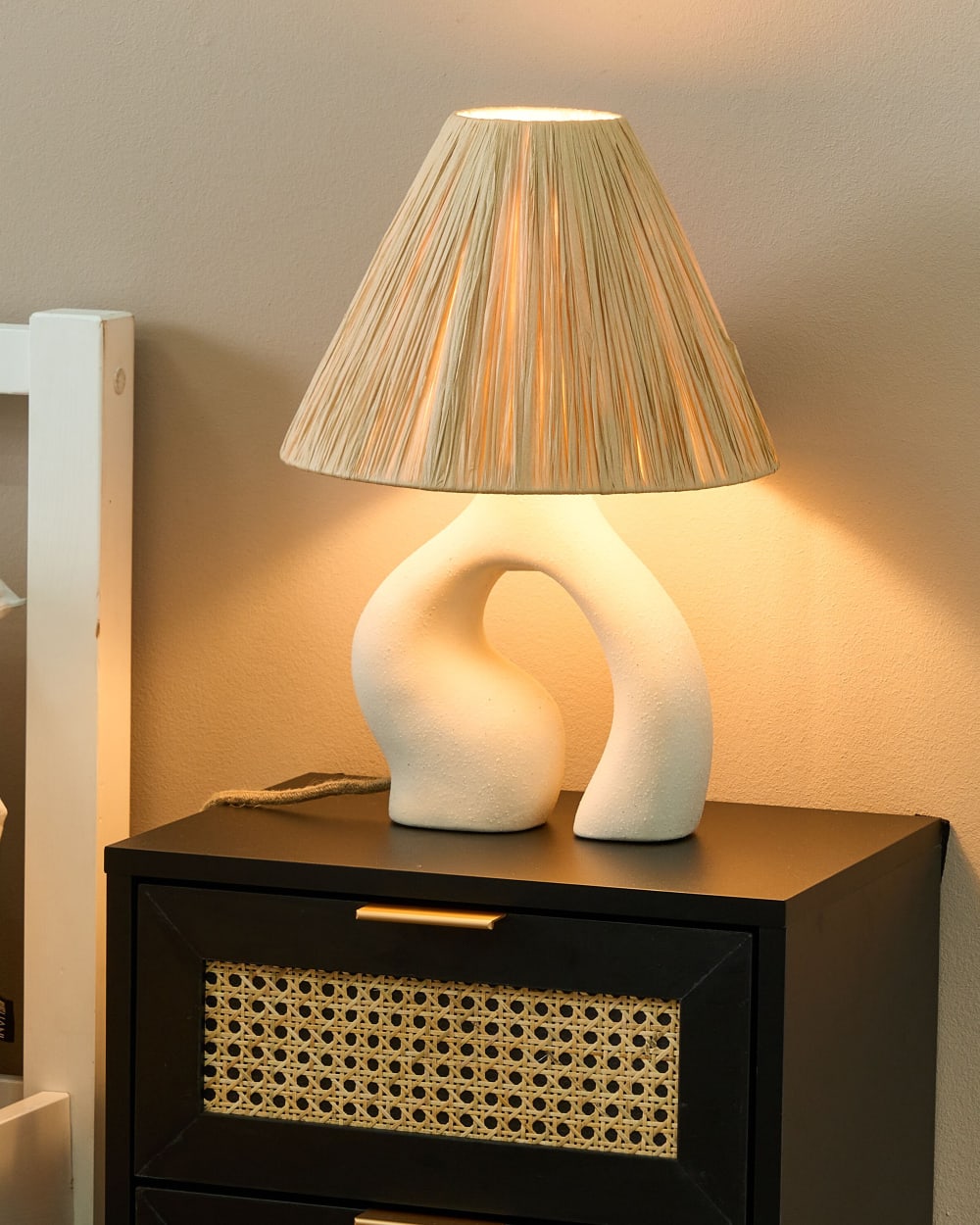 Lampe à poser céramique naturel — vue 3