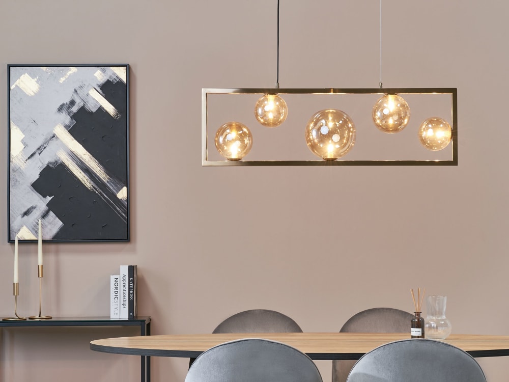Suspension d’intérieur métal laiton — vue 3