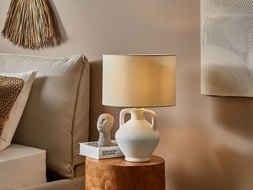 Lampe à poser céramique blanc — vue 3