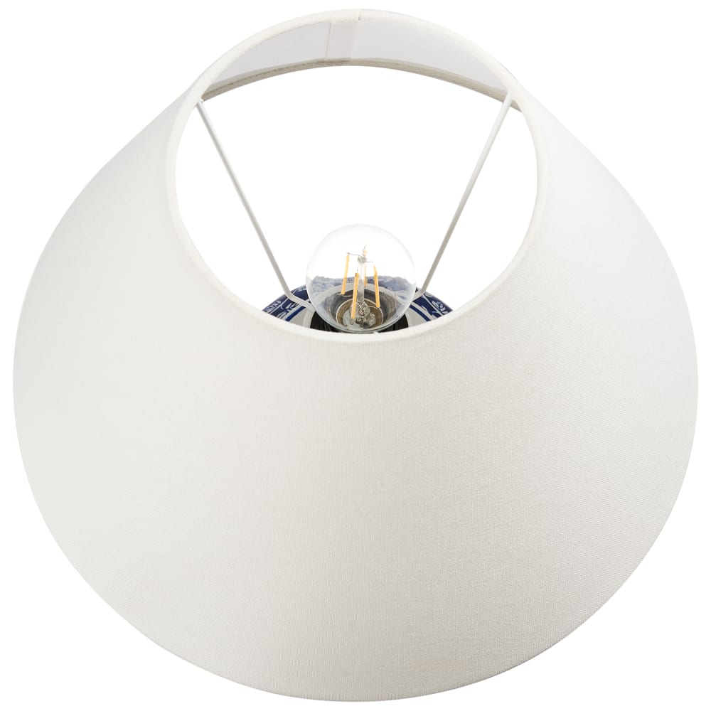 Lampe à poser porcelaine bleu — vue 4