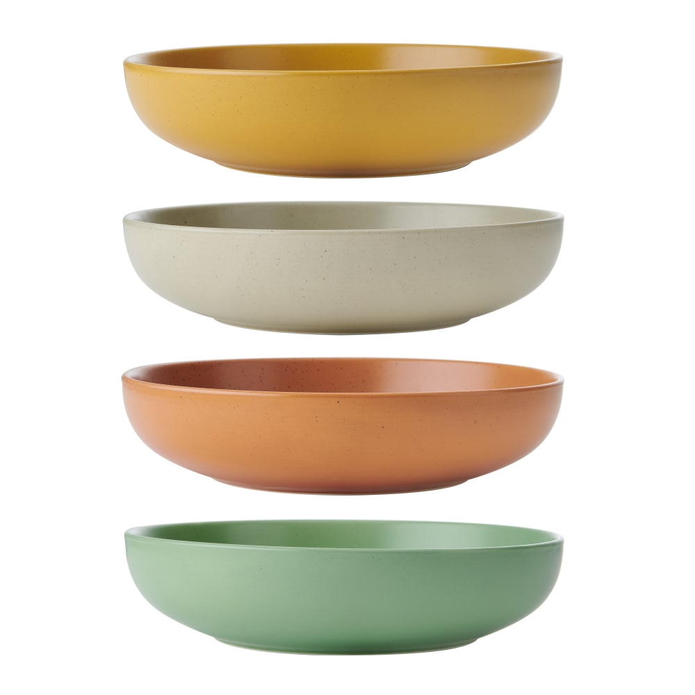Set De 4 Bols à Pâtes 21cm Céramique Multicolore