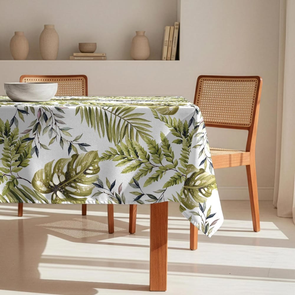 Fleckabweisende Tischdecke - 100 % Baumwolle, - 140x250 cm -