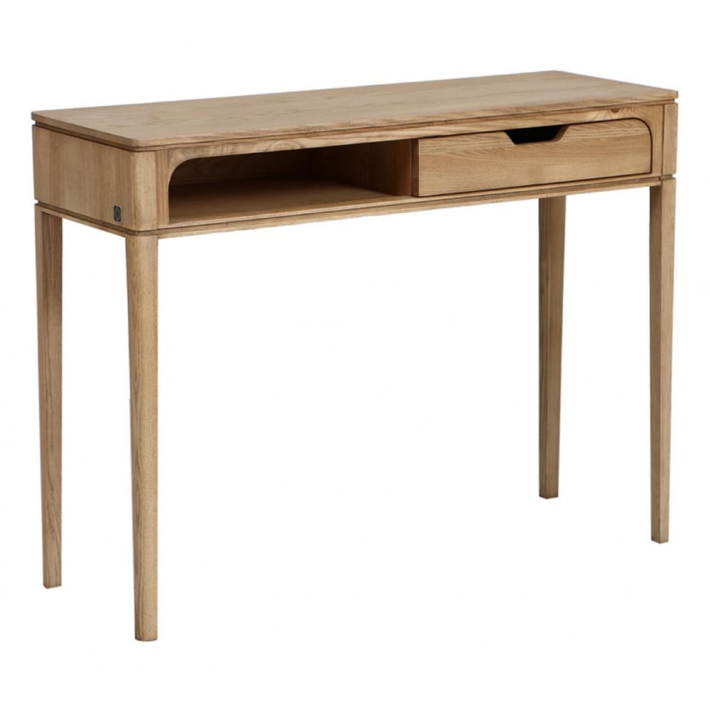 Console en bois marron