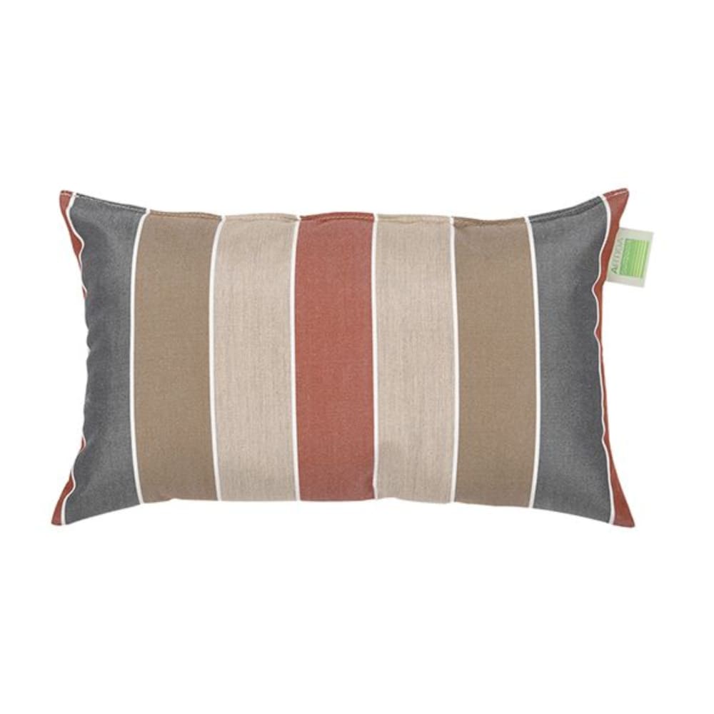 Mini coussin rectangulaire 40 x 24cm 100% Coton Marron/Rouge