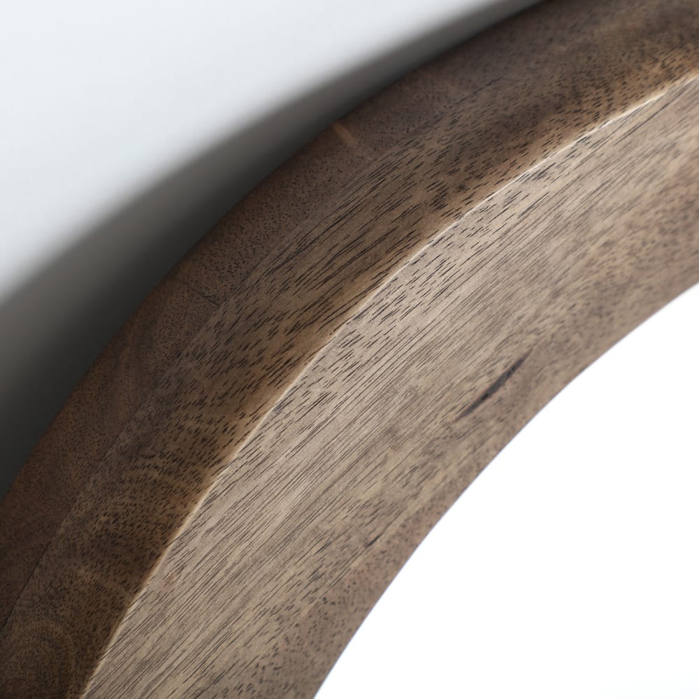 Miroir en bois d’hévéa marron  96x5x137 cm - Maisons du Monde