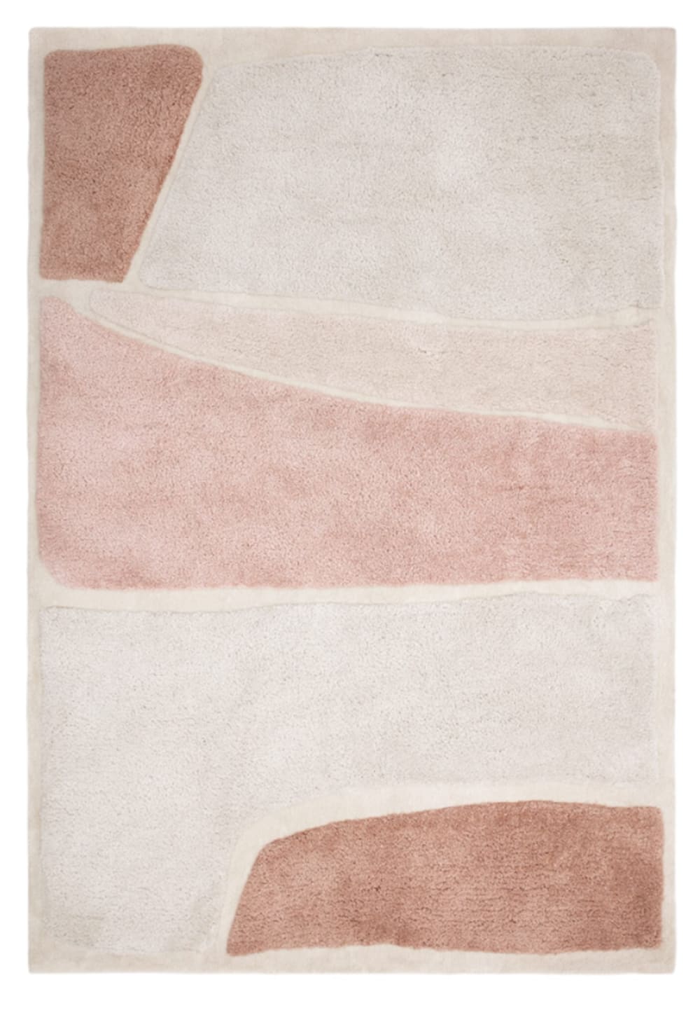 Tapis de salon moderne - rose