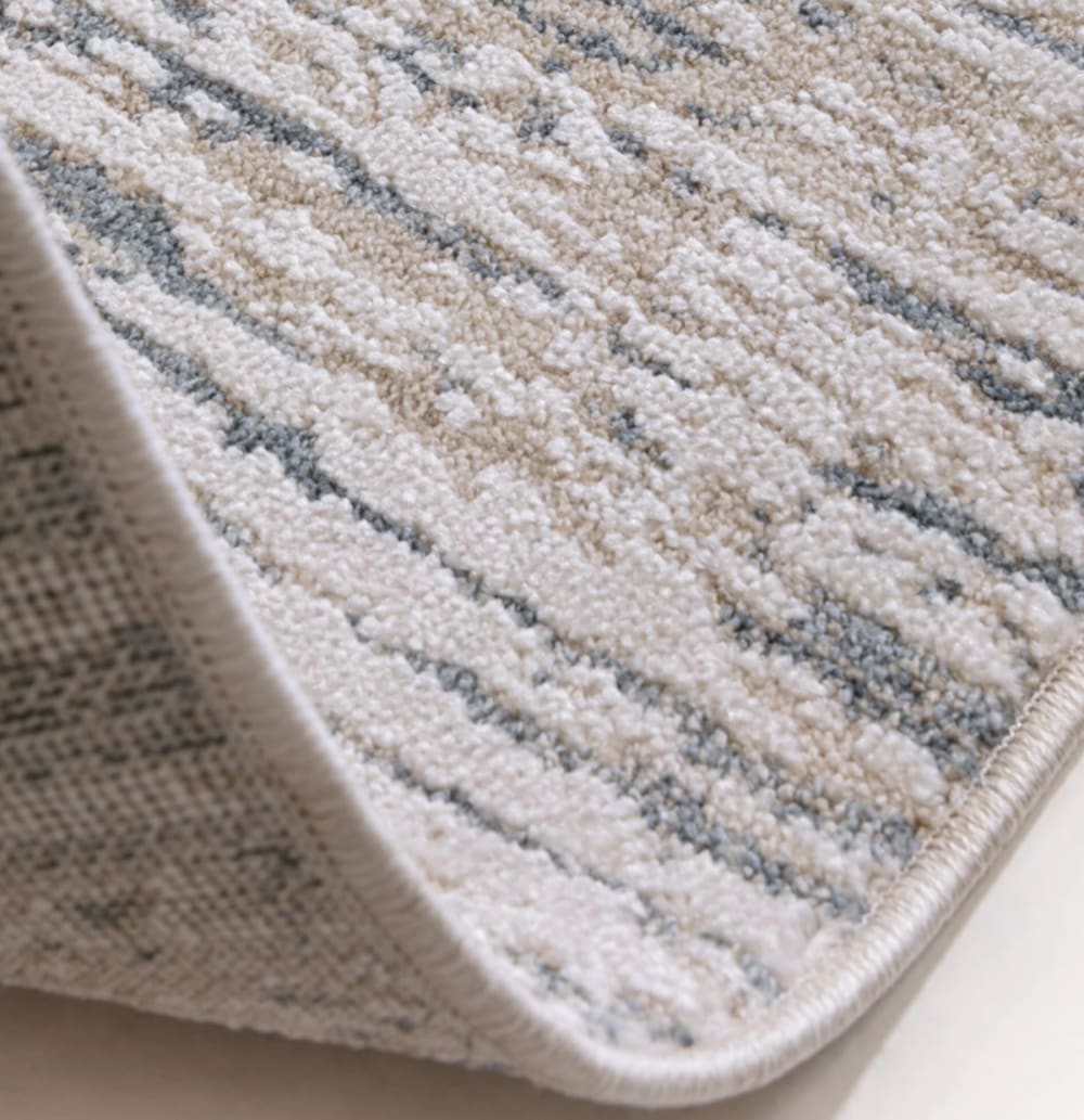 Tapis tissé plat moderne bleu 120x160 cm — vue 3