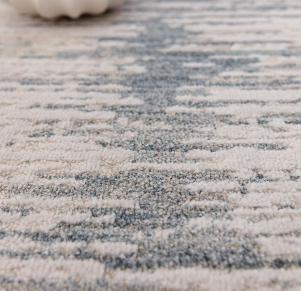Tapis tissé plat moderne bleu 120x160 cm — vue 4