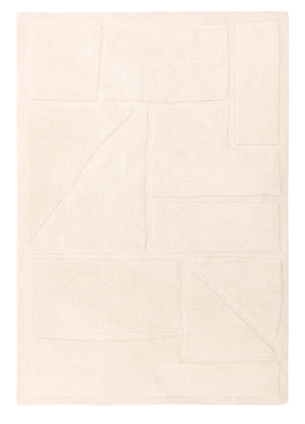 Moderner Wohnzimmerteppich Beige 160x230 cm - Maisons Du Monde