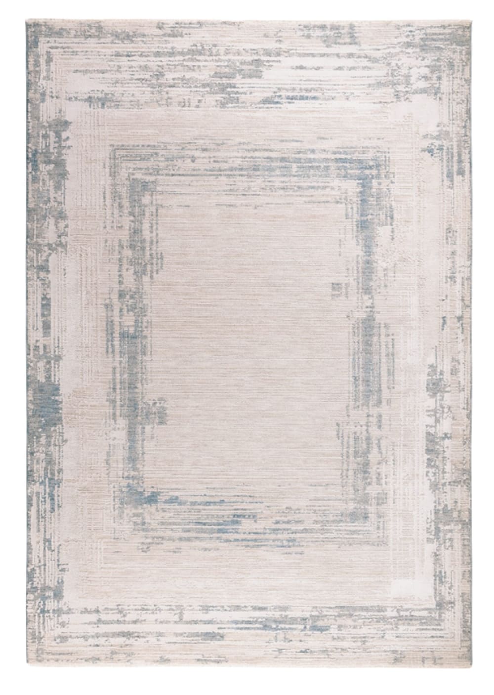 Moderner Flachgewebeteppich Blau 120x160 cm - Maisons Du Monde