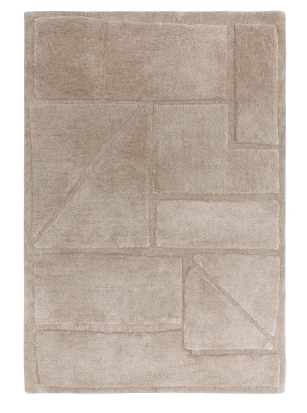 tapis de salon moderne - marron 160x230