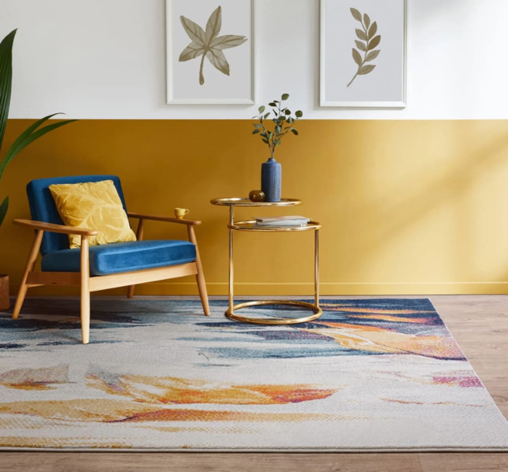 Novatrend Moderner Flachgewebeteppich Mehrfarbig 160x230 cm style modern Mehrfarbig Pp - Polypropylen