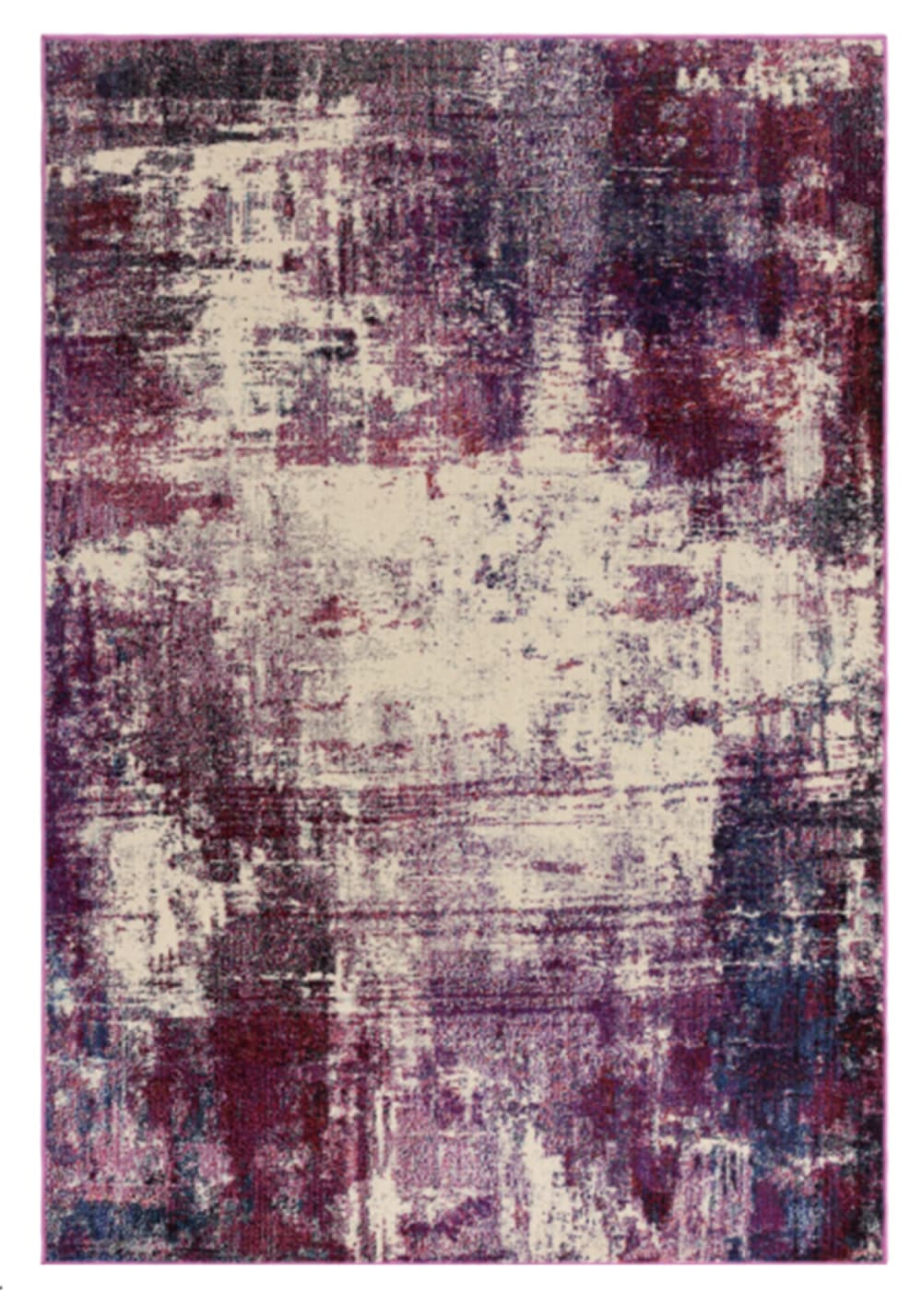 Tapis tissé plat moderne - violet
