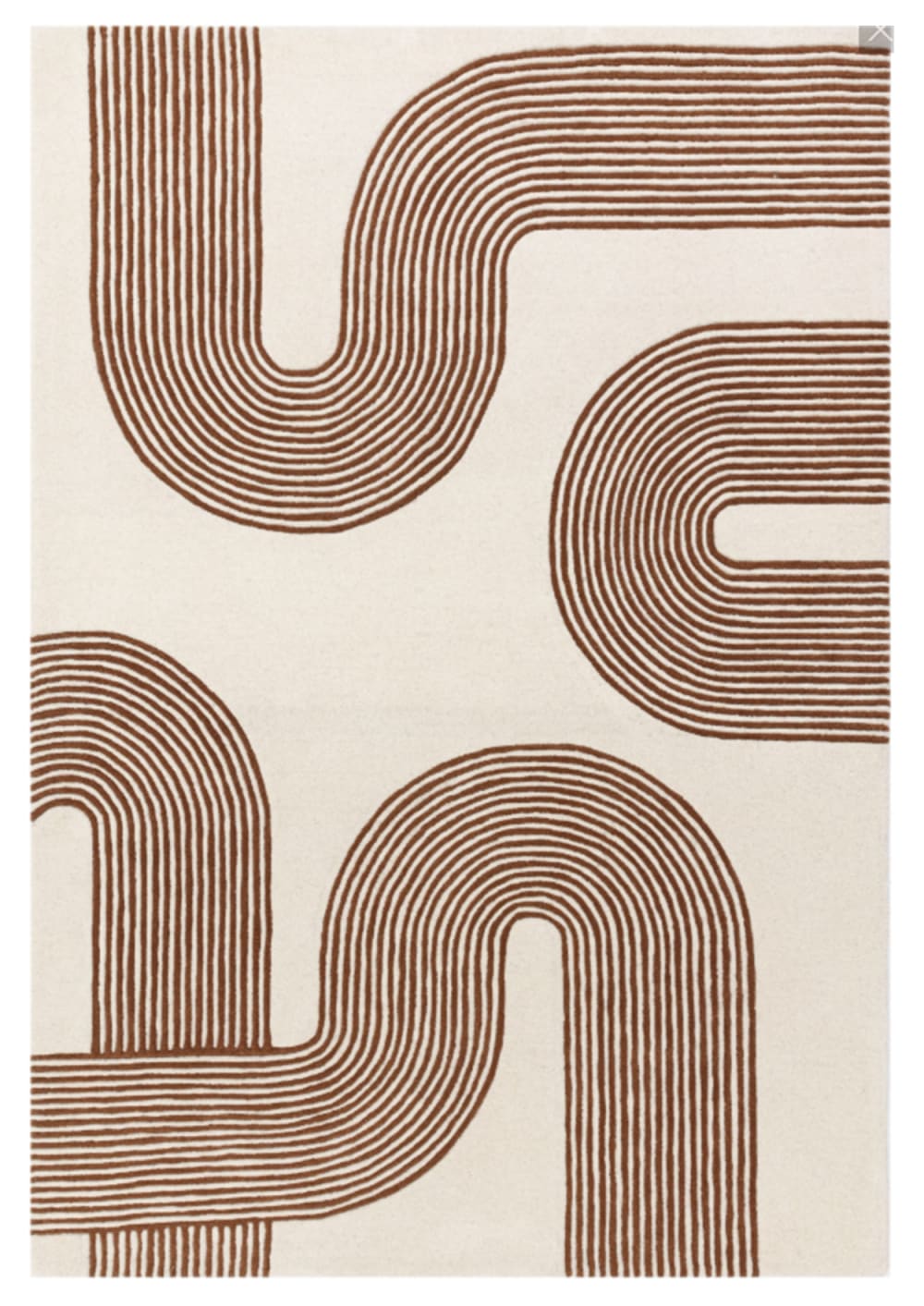 Tapis moderne tufté - main