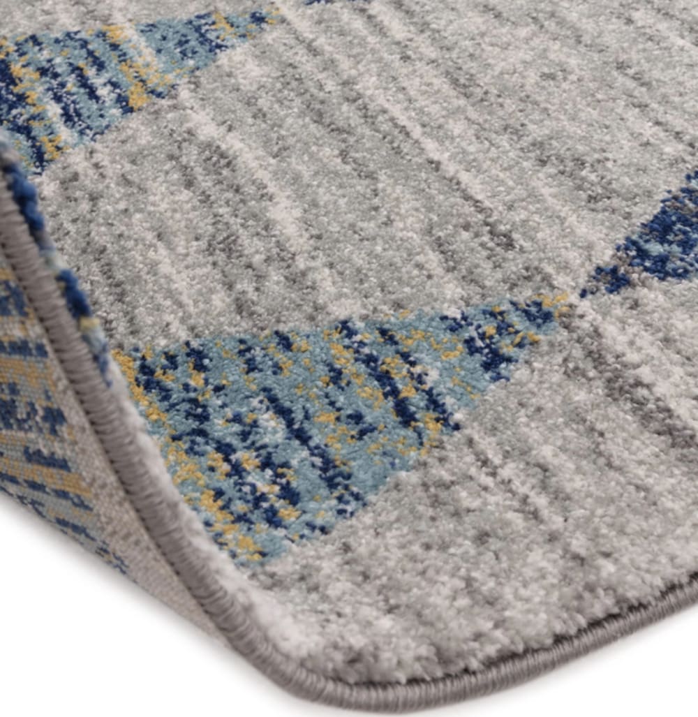 Tapis tissé plat moderne Bleu 120x170 cm — vue 4