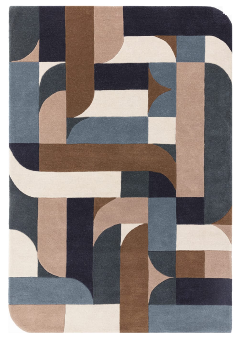 Tapis moderne tufté - main