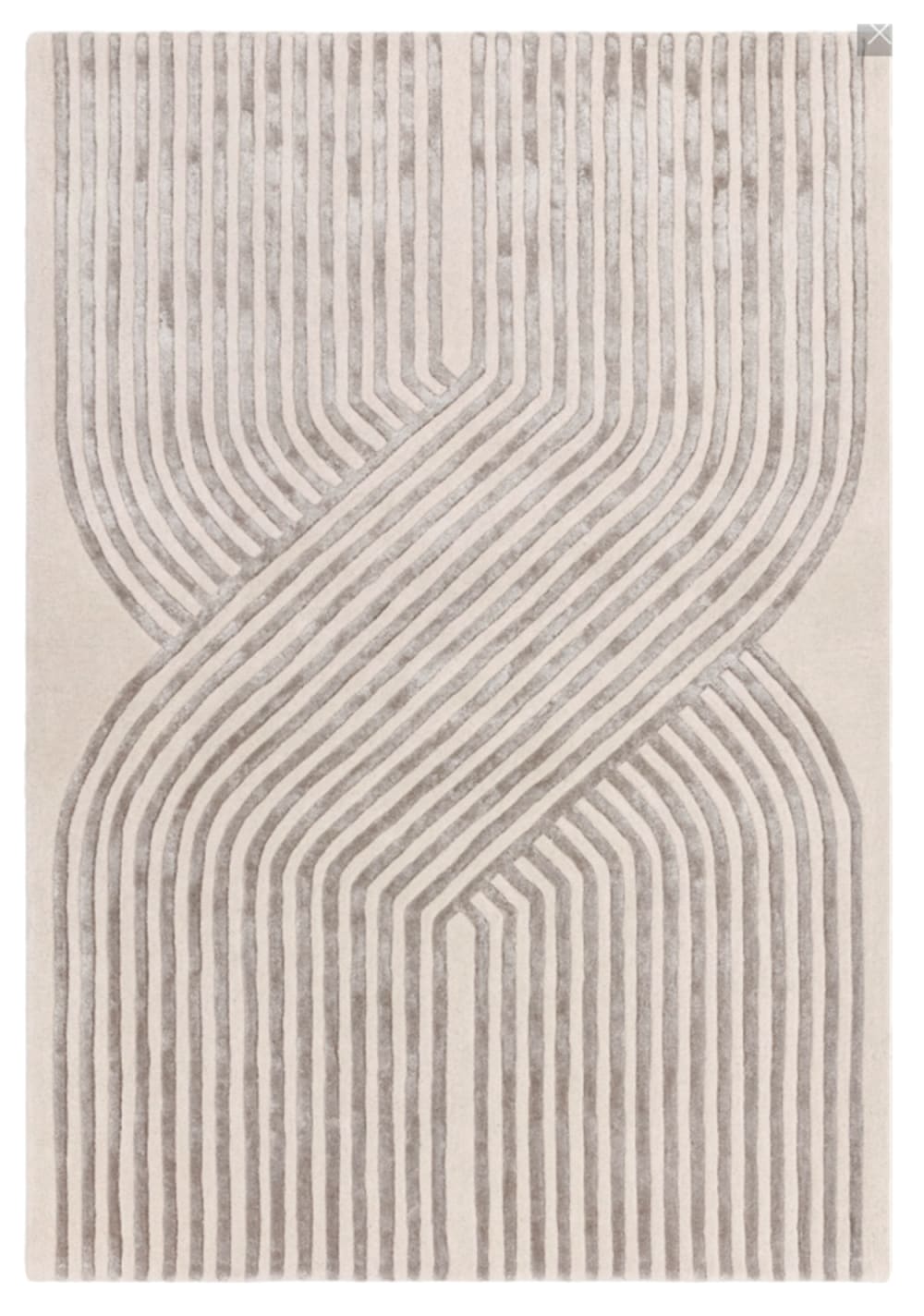 Tapis moderne tufté - main