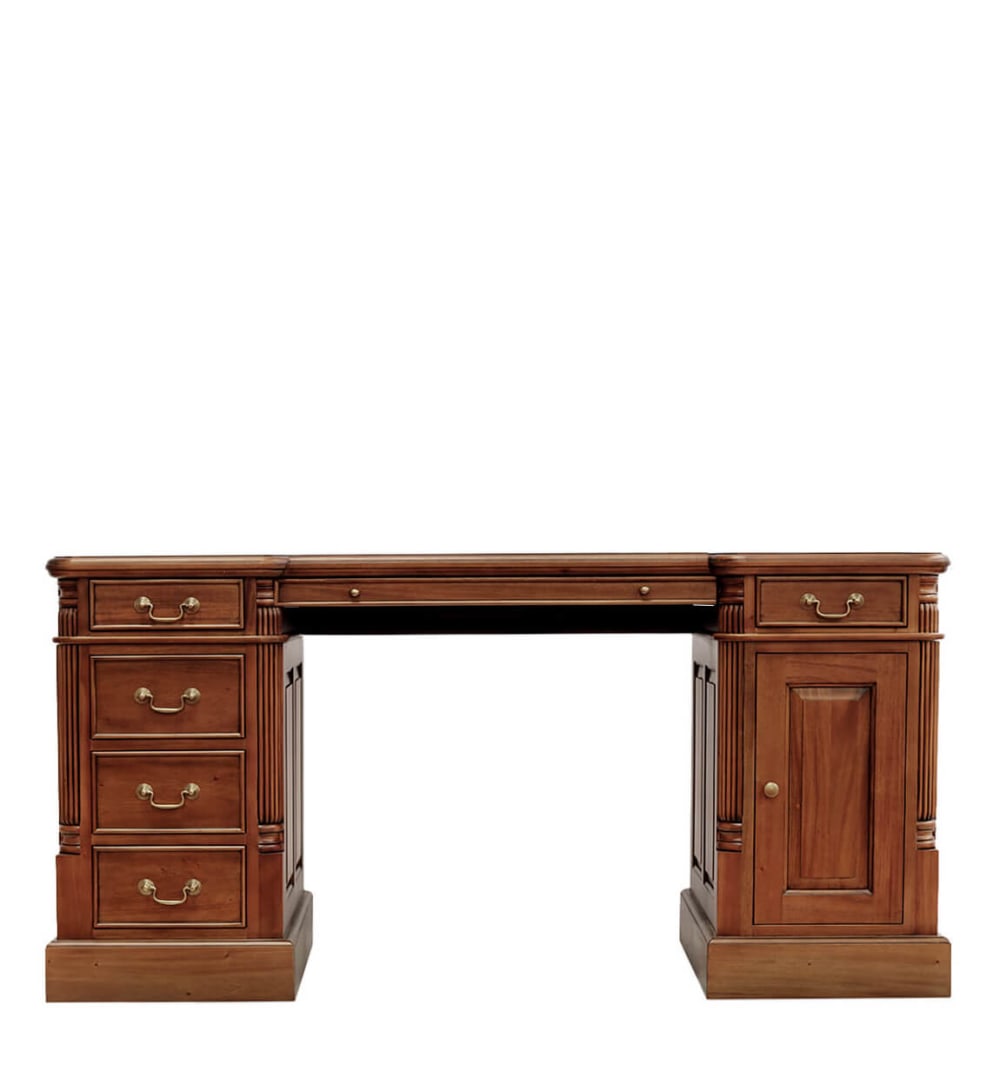 Schreibtisch aus Holz, L 160 cm, braun - Maisons Du Monde