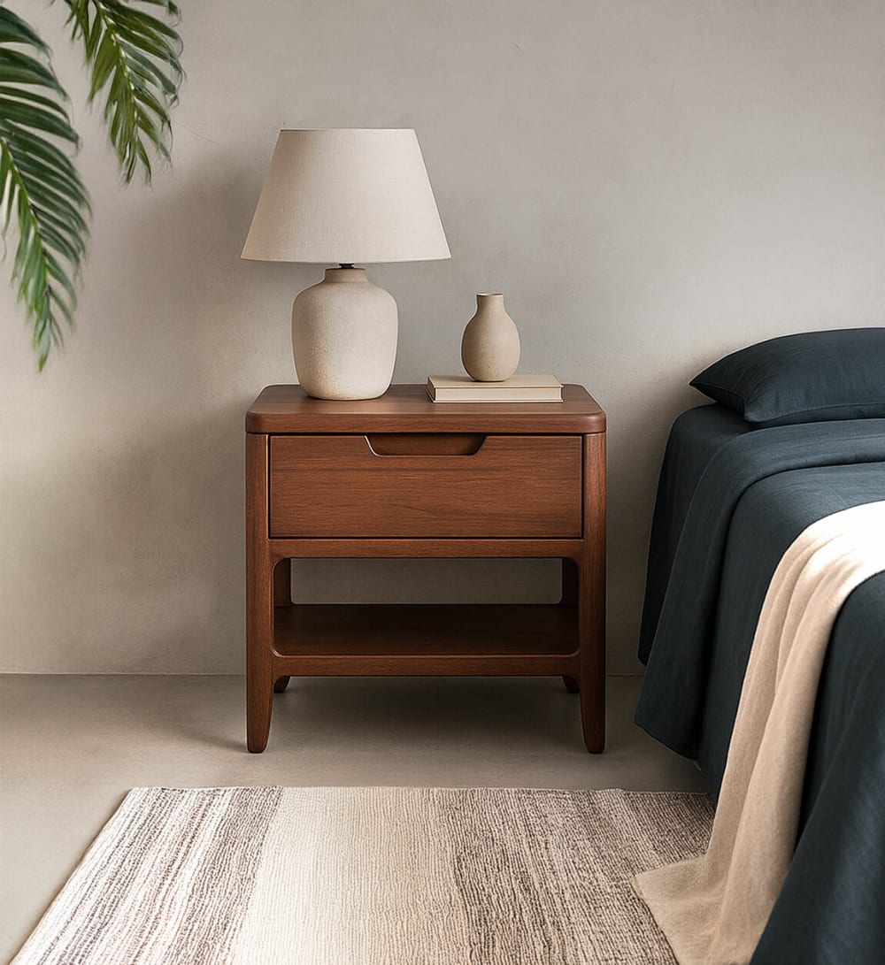 Nachttisch aus Holz, L 45 cm, braun - Maisons Du Monde