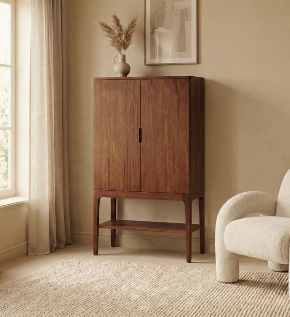Sideboard aus Holz, H 160 cm, braun - Maisons Du Monde