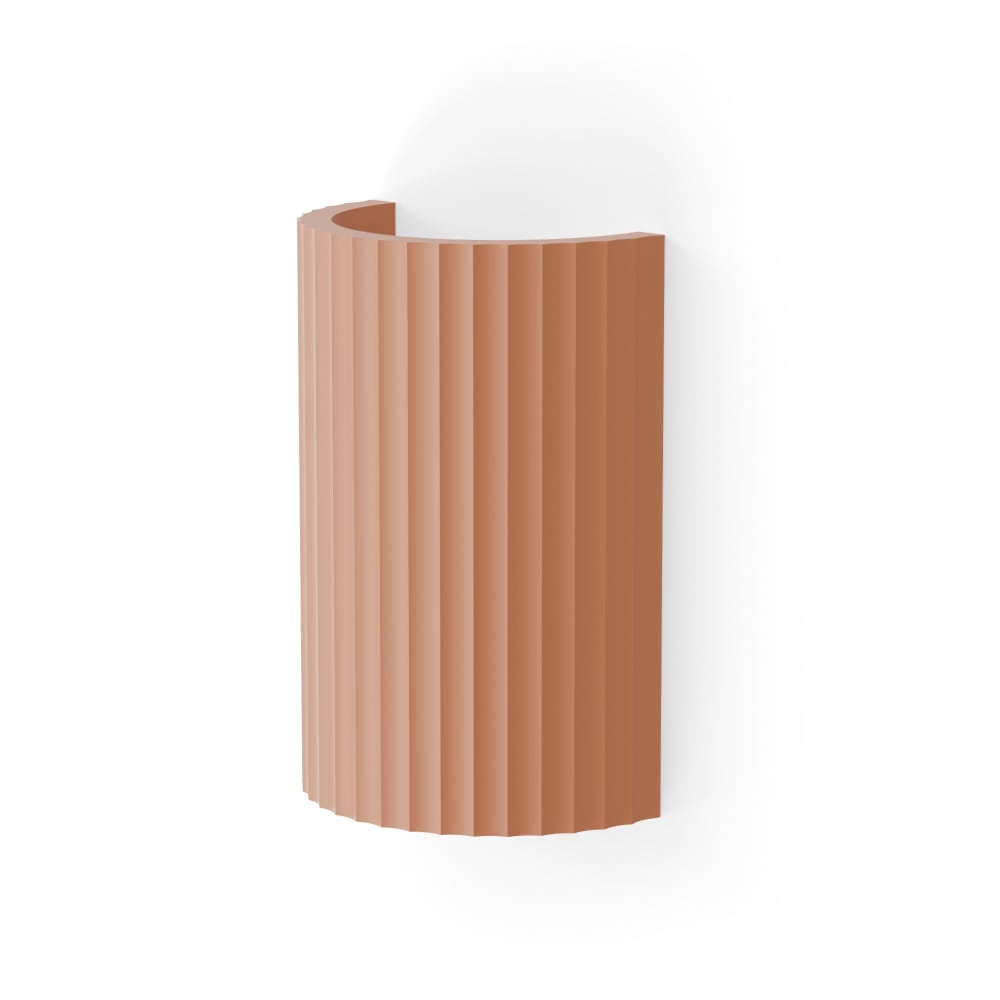 Sulion LED-Wandleuchte Betty 2xGU10 IP20 Terrakotta style modern Braun Beton