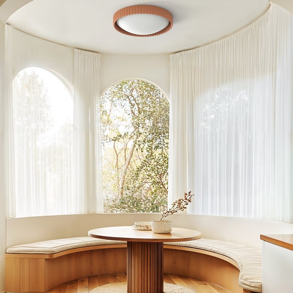 Plafonnier led cuivre ip20 3cct — vue 3