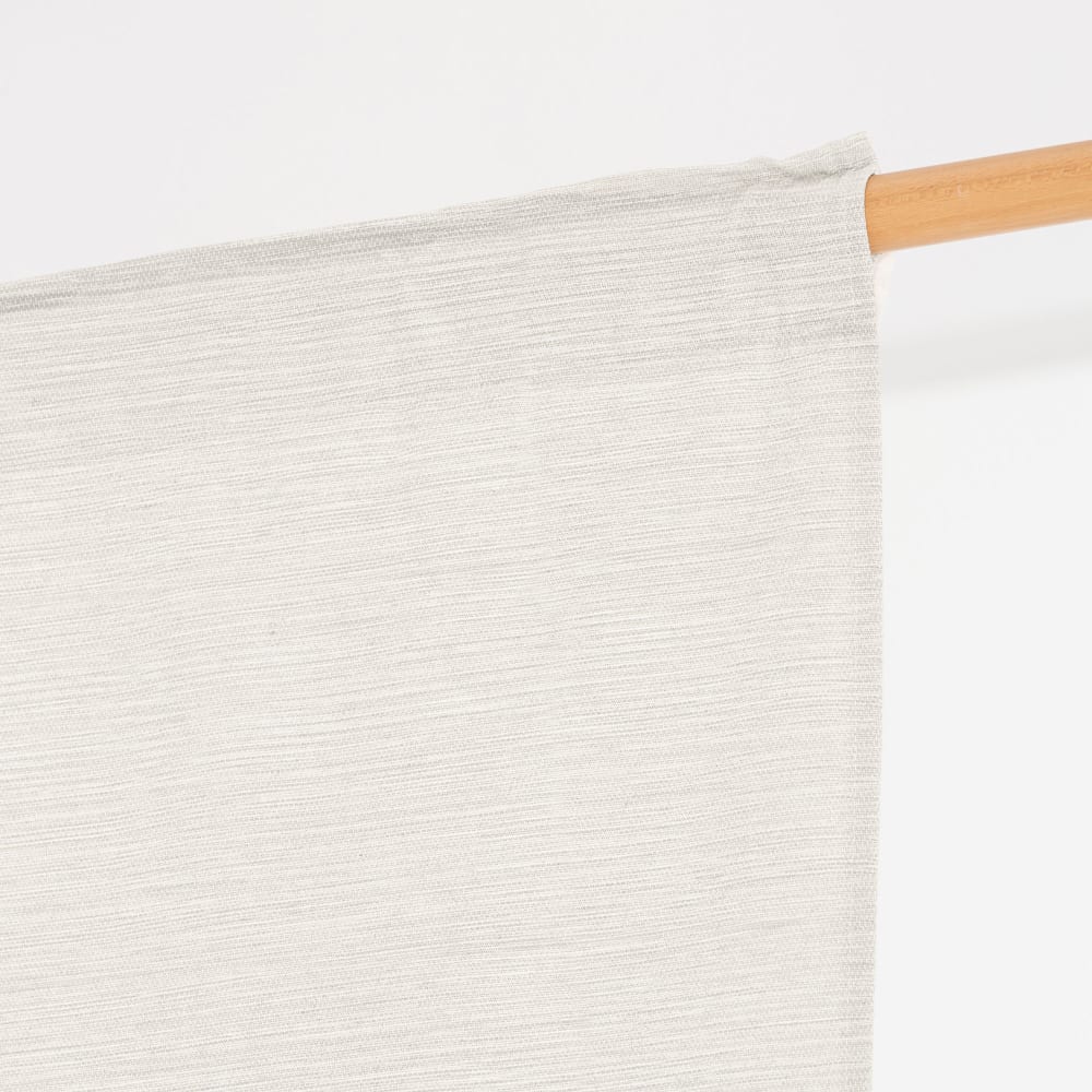 Rideau uni à pattes cachées en coton gris clair 140x270 cm — vue 3