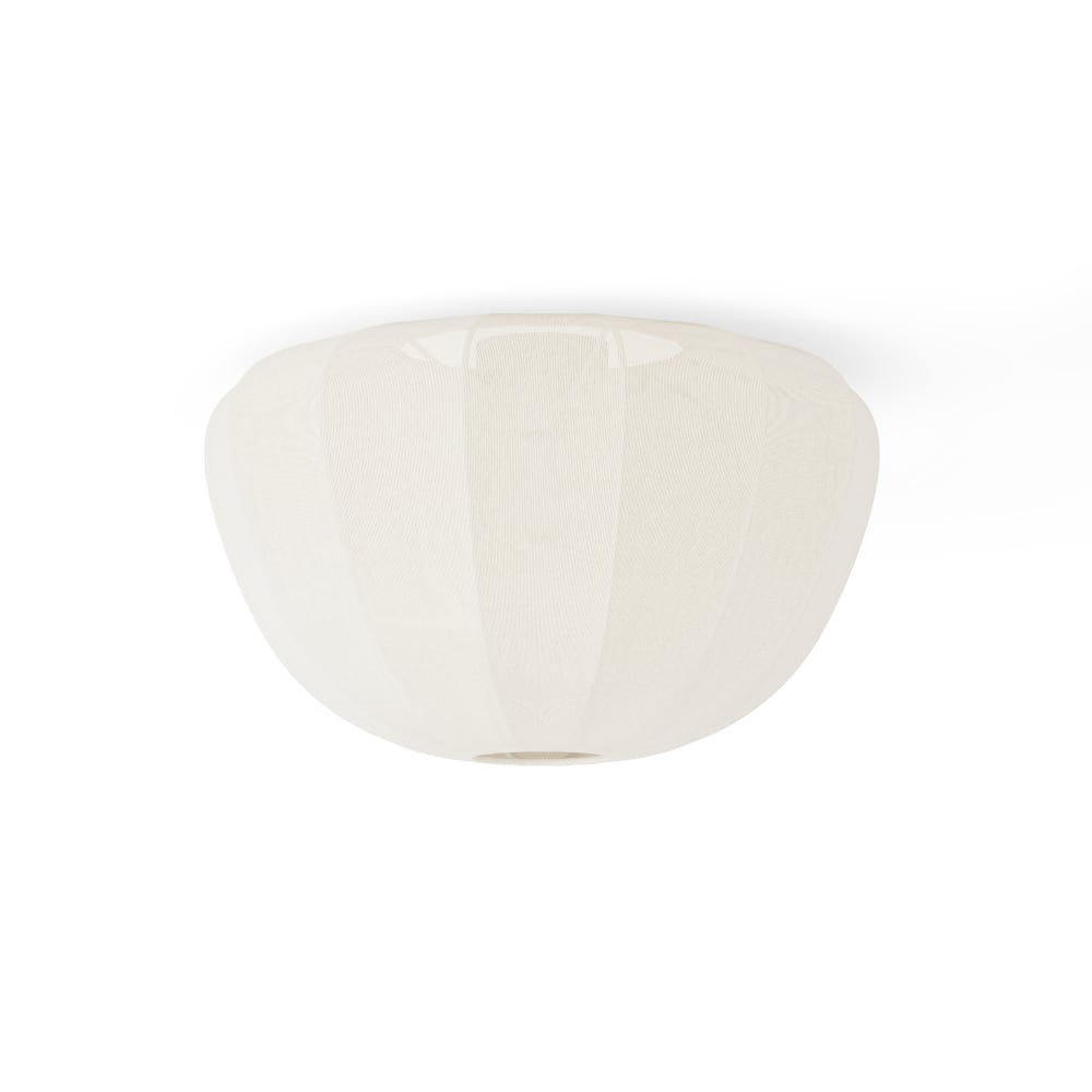Plafonnier textile beige ip20 1xe27