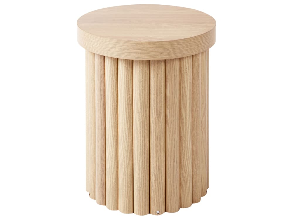 table d'appoint marron - clair
