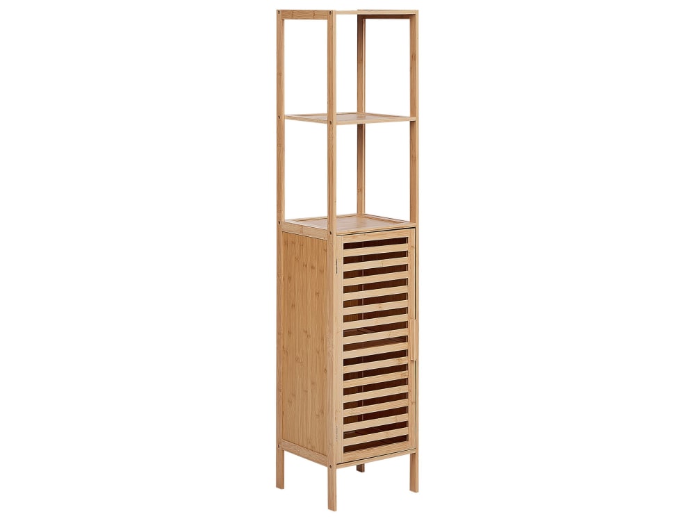 Meuble de rangement bambou marron clair — Beyit