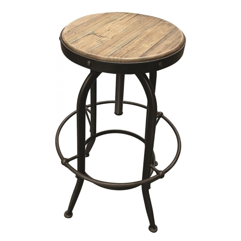tabouret haut en bois