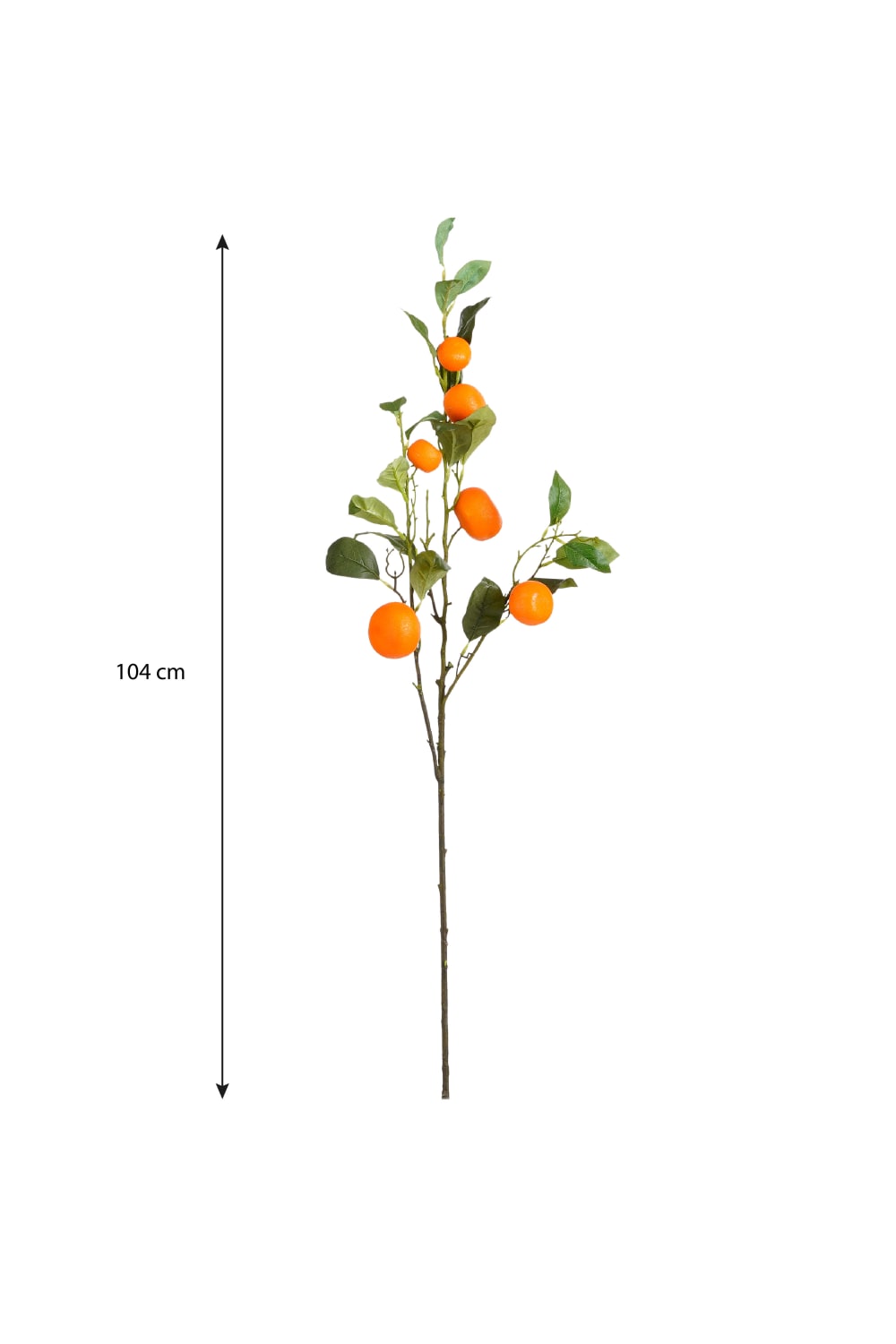 Kunstzweig Orange Kunststoff H12xB12xL104cm - Maisons Du Monde